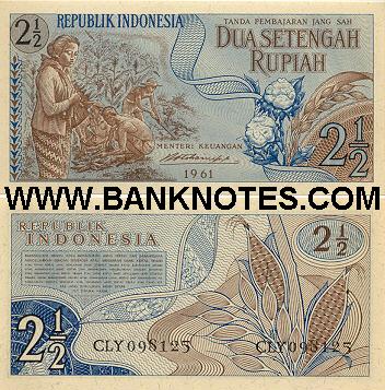 UANG KERTAS DI INDONESIA DARI MASA KE MASA 35-1961-rp-2-setengah