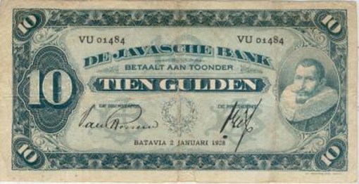 UANG KERTAS DI INDONESIA DARI MASA KE MASA Belanda-1928