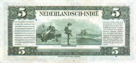 UANG KERTAS DI INDONESIA DARI MASA KE MASA Belanda-1943-b